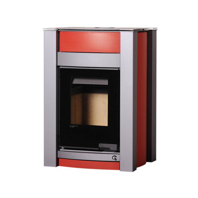 Krbová kamna AQUAFLAM VARIO ® - KALMAR 11kW červená 