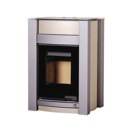 Krbová kamna AQUAFLAM VARIO ® - KALMAR 11kW krémová 