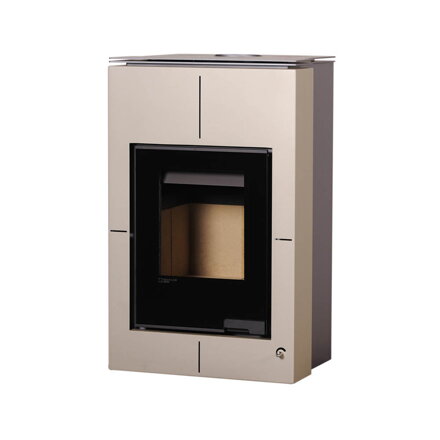 Krbová kamna AQUAFLAM VARIO ® - SAPORO 11kW krémová 