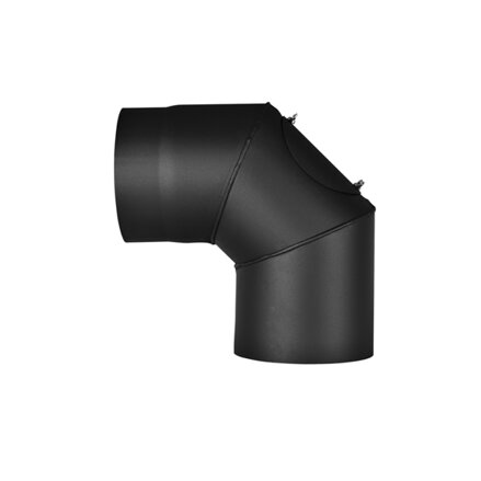 kouřovod koleno čistící otvor 90° / 130mm / 2mm