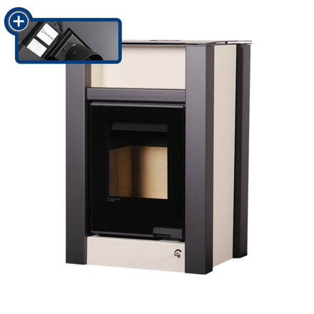 Krbová kamna AQUAFLAM VARIO ® - LEND 11/7kW, elektronická regulace