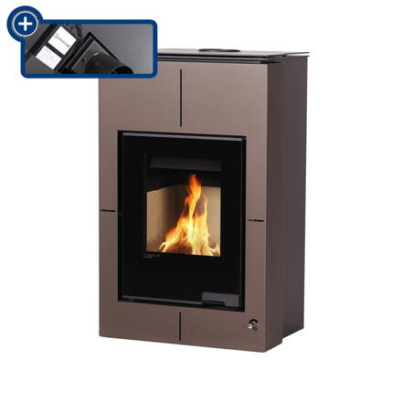 Krbová kamna AQUAFLAM VARIO ® - SAPORO 11/7kW, elektronická regulace
